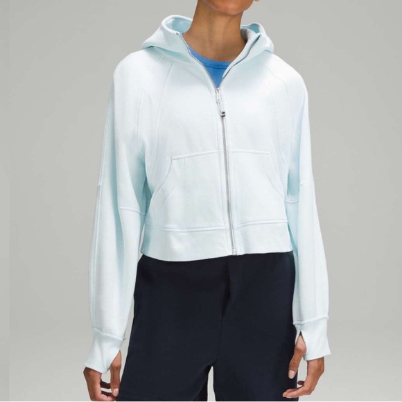 Lululemon Scuba Oversized Full-Zip Hoodie in Sheer Blue Size: M/L